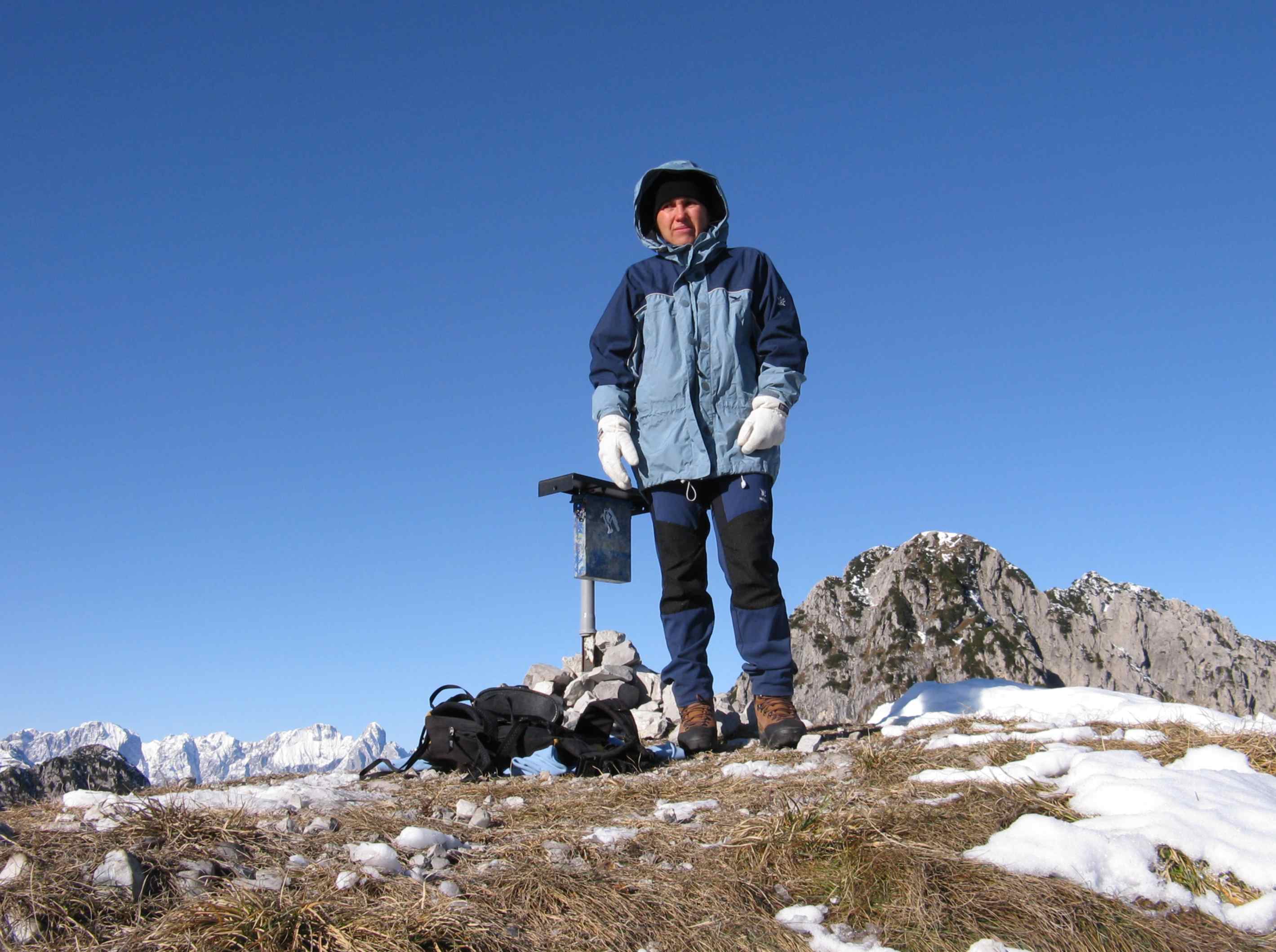 Monte Terne: bel Panorama sul gruppo della Schiara